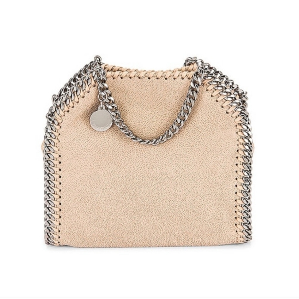 Stella mccartney tiny falabella in beige / cream
